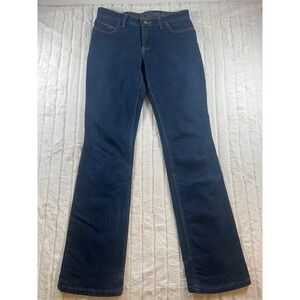 Wrangler Q-Baby No Gap Waistband Dark Wash Bootcut Jeans Womens Size 9/10 x 36